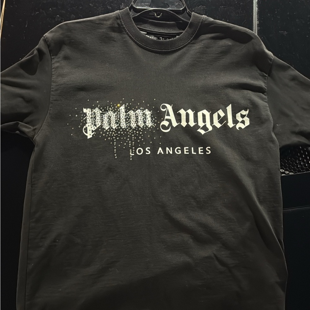 Palm Angels Black T-Shirt for Men